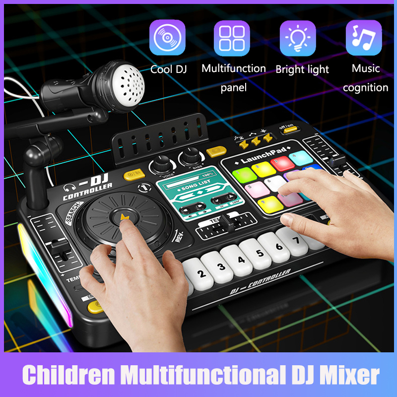 Musical Instrument Of Keyboard - DJ Mixing Toys for Children Multi-functional