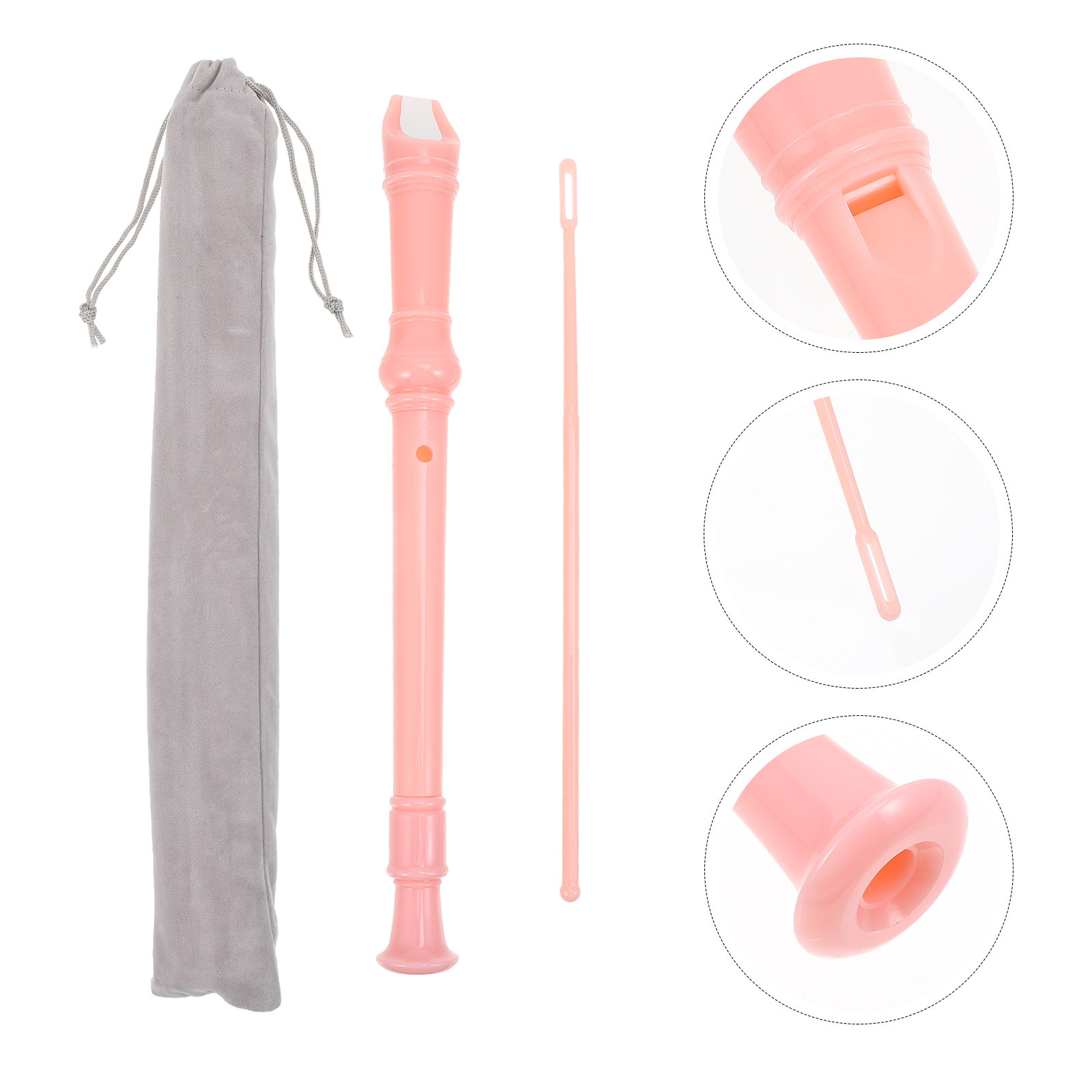 Musical Instrument Recorder - 1Set 8 Hole Clarinet Soprano Recorder