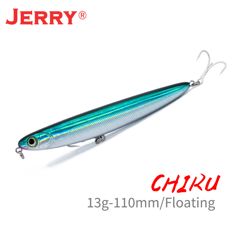 Rain Stick Percussion - Jerry Surface Pencil Floating Lure 110mm