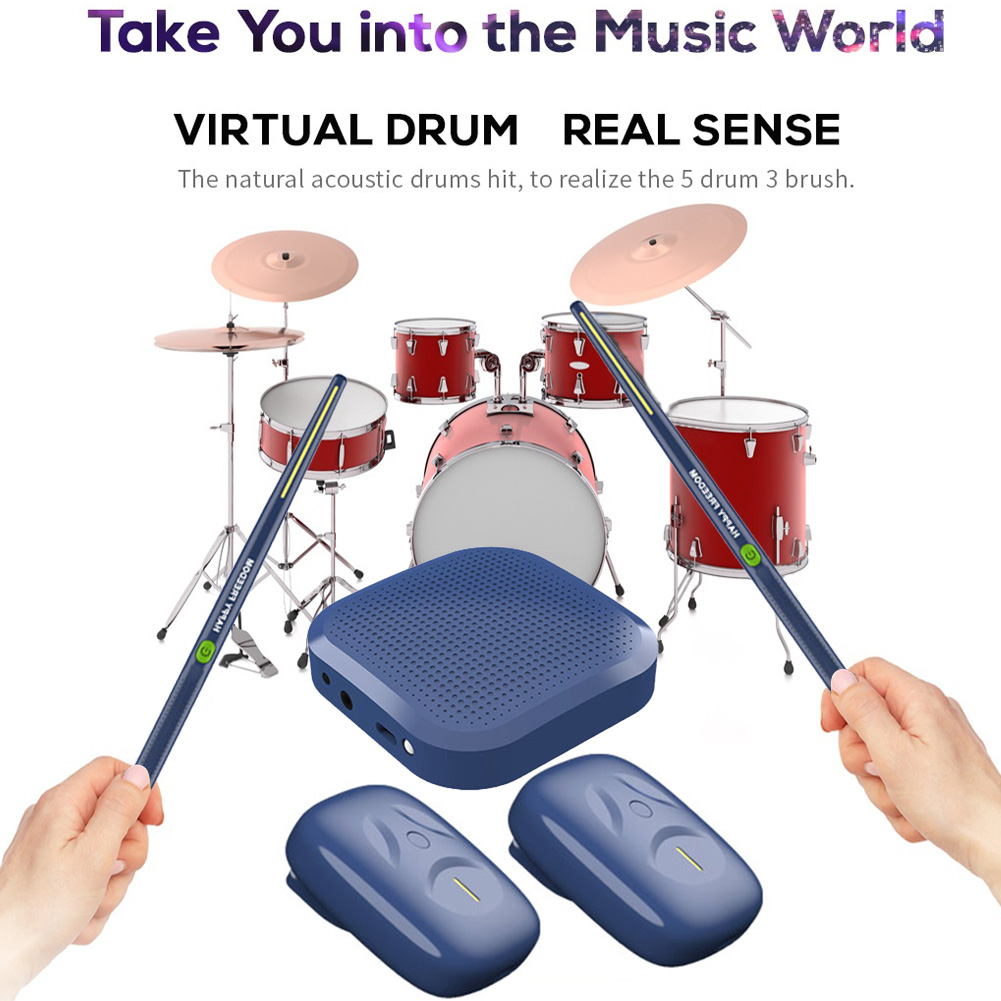 Somatosensory Virtual Drum Kit - đánh giá và giá Musical Instrument Virtual