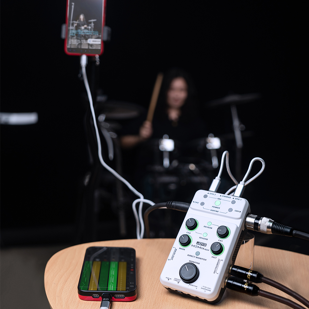 JOYO Audio Mixer MOMIX PRO Sui - đánh giá và giá Musical Instrument Of Keyboard