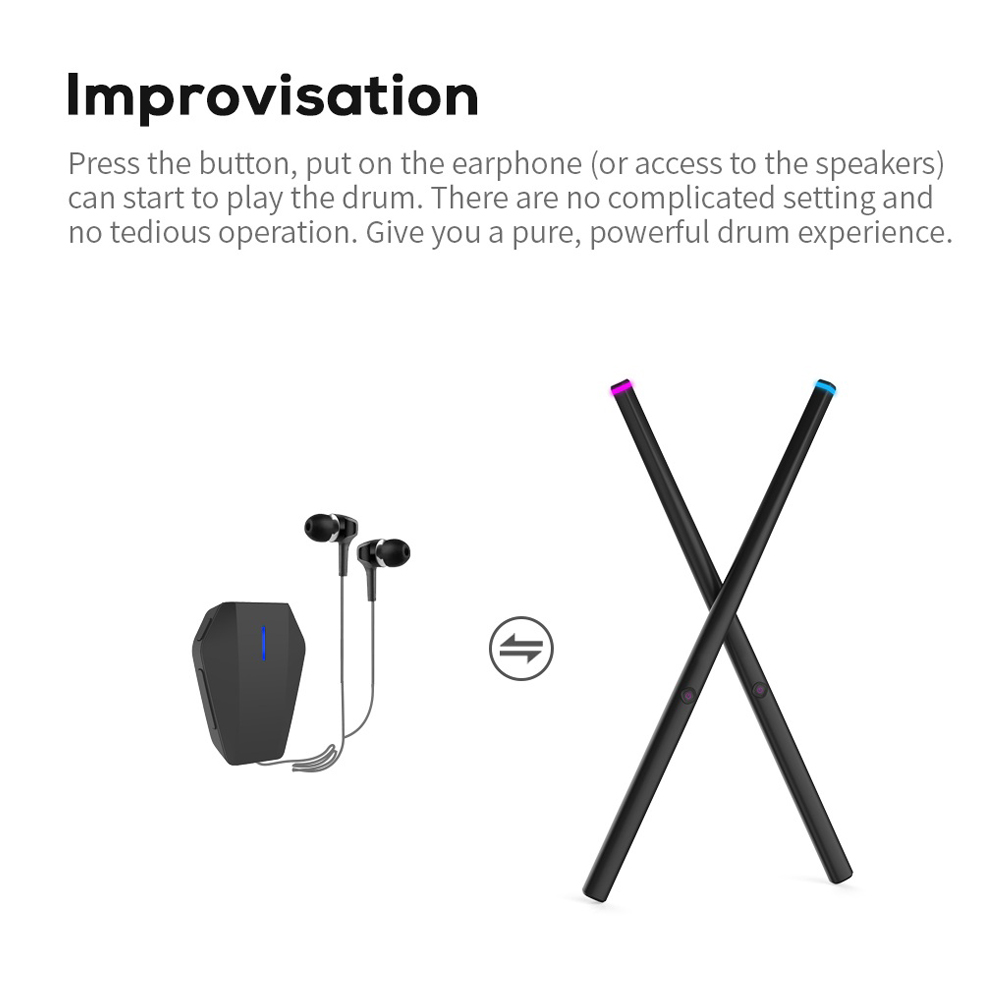 Electronic Air Drumsticks Port - đánh giá và giá Musical Instrument Virtual