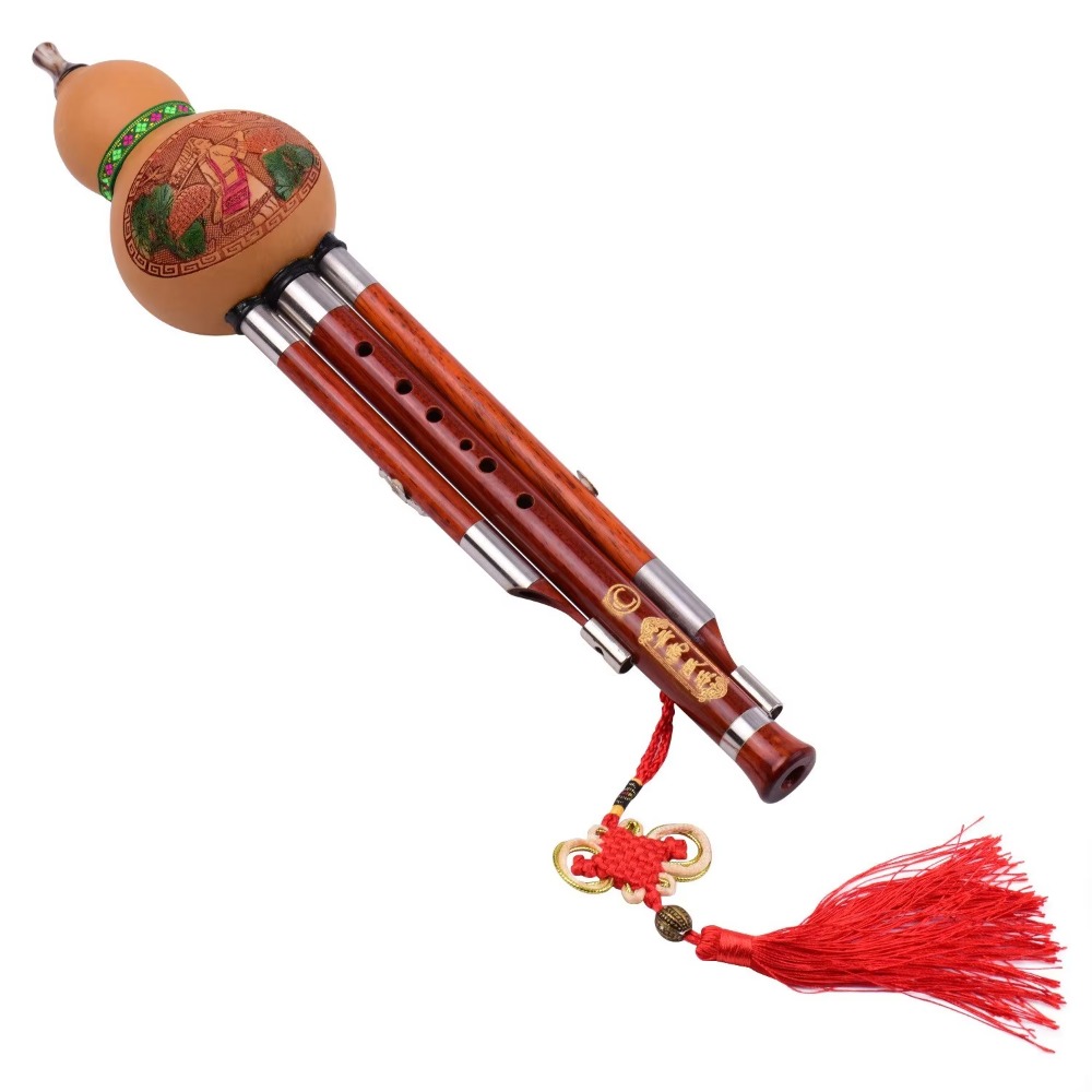 3-Tone C Key Hulusi Gourd Flut - đánh giá và giá A Musical Instrument With Keys