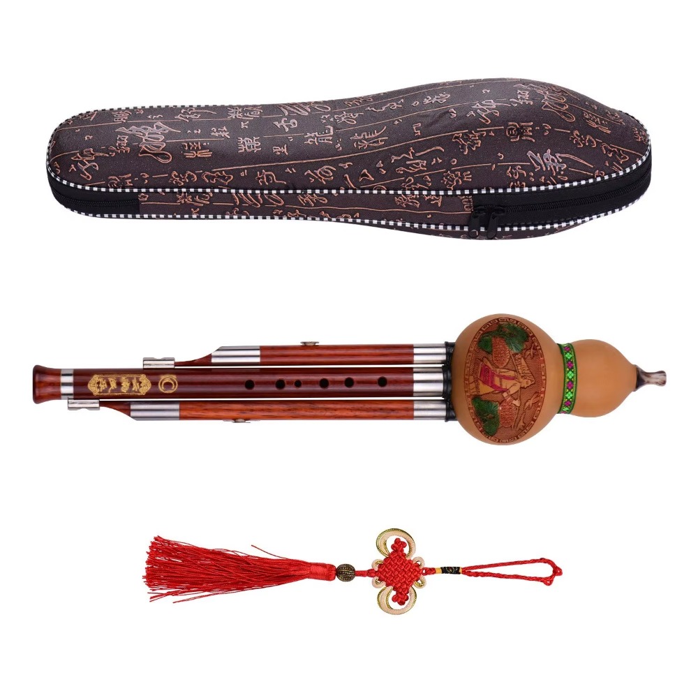 3-Tone C Key Hulusi Gourd Flut - đánh giá và giá A Musical Instrument With Keys