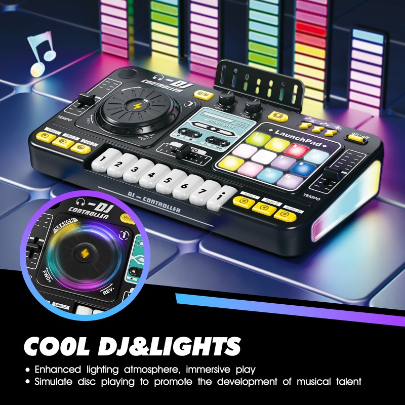 DJ Mixing Toys for Children Mu - đánh giá và giá Musical Instrument Of Keyboard