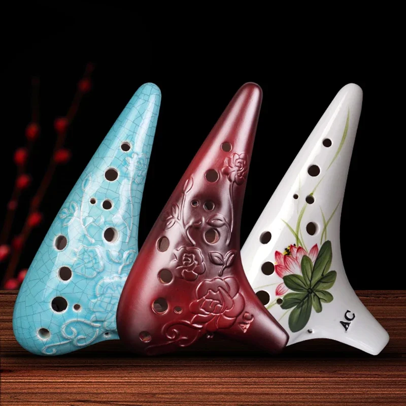 FENGYA Ceramic Ocarina 12 Hole - đánh giá và giá Musical Instrument Xun