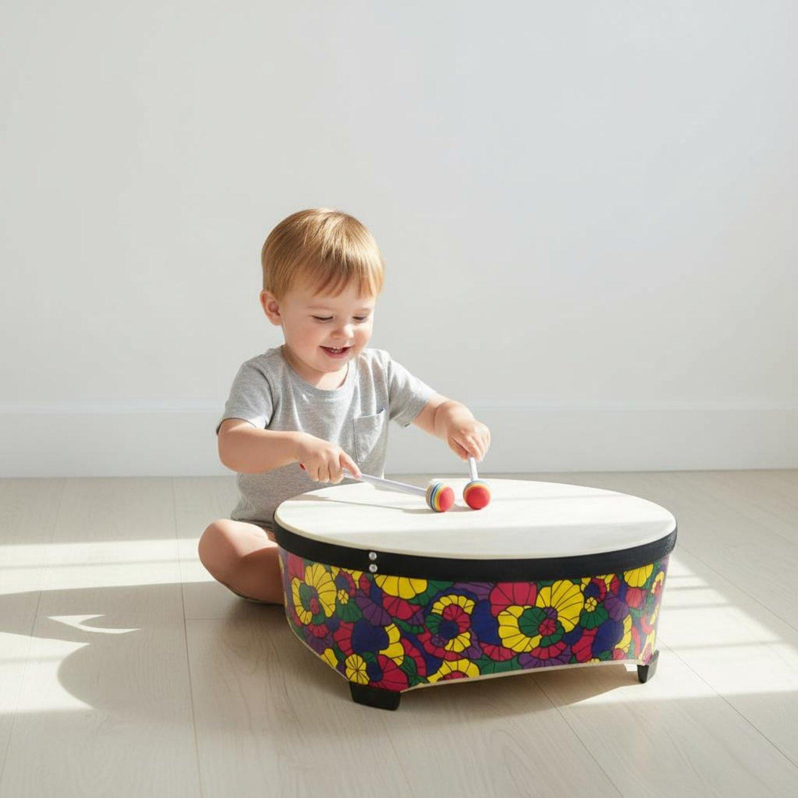 22 Inch Wooden Kids Floor Drum - đánh giá và giá Musical Instrument Groups