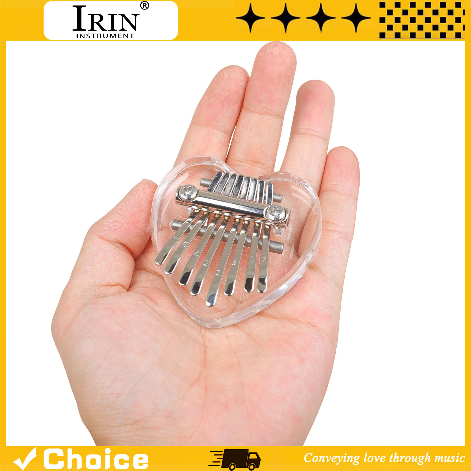 8-Key Kalimba Mini Thumb Piano - đánh giá và giá A Musical Instrument With Keys