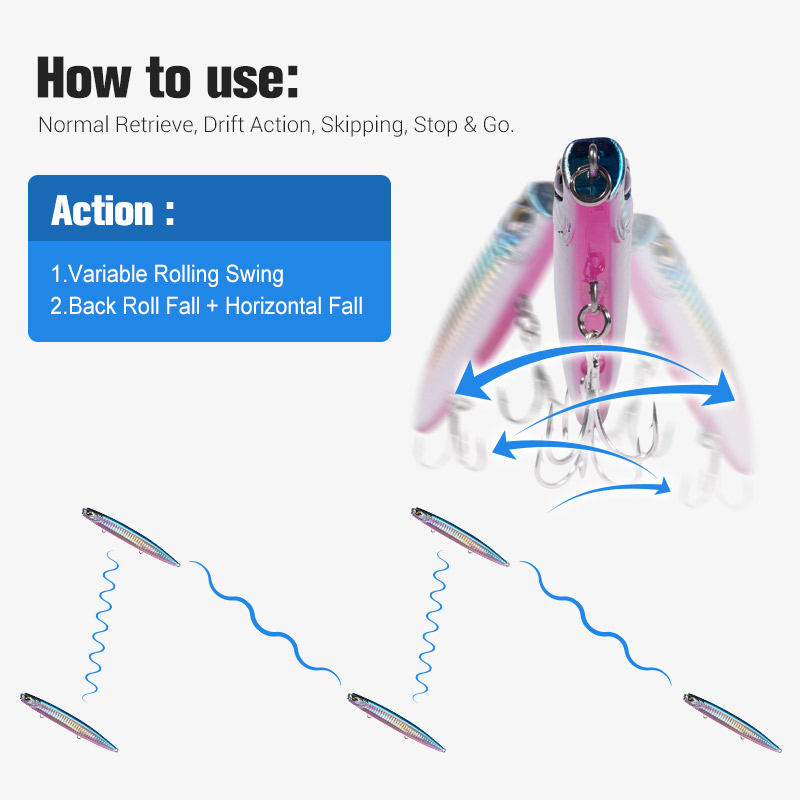 Noeby Sinking Pencil Jig Fishi - đánh giá và giá Rain Stick Percussion