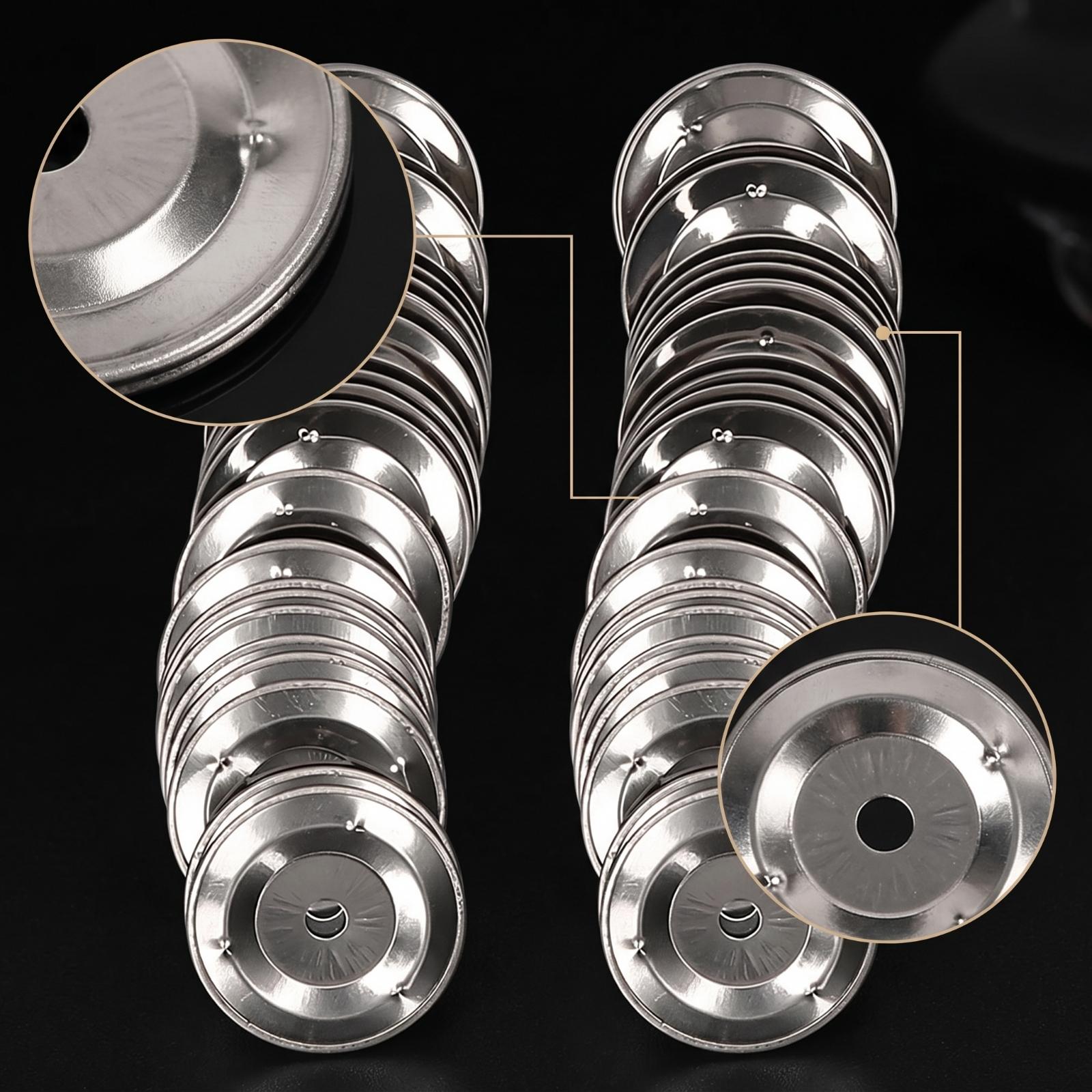 50pcs Steel Tambourine Bells R - đánh giá và giá Musical Instrument Diy