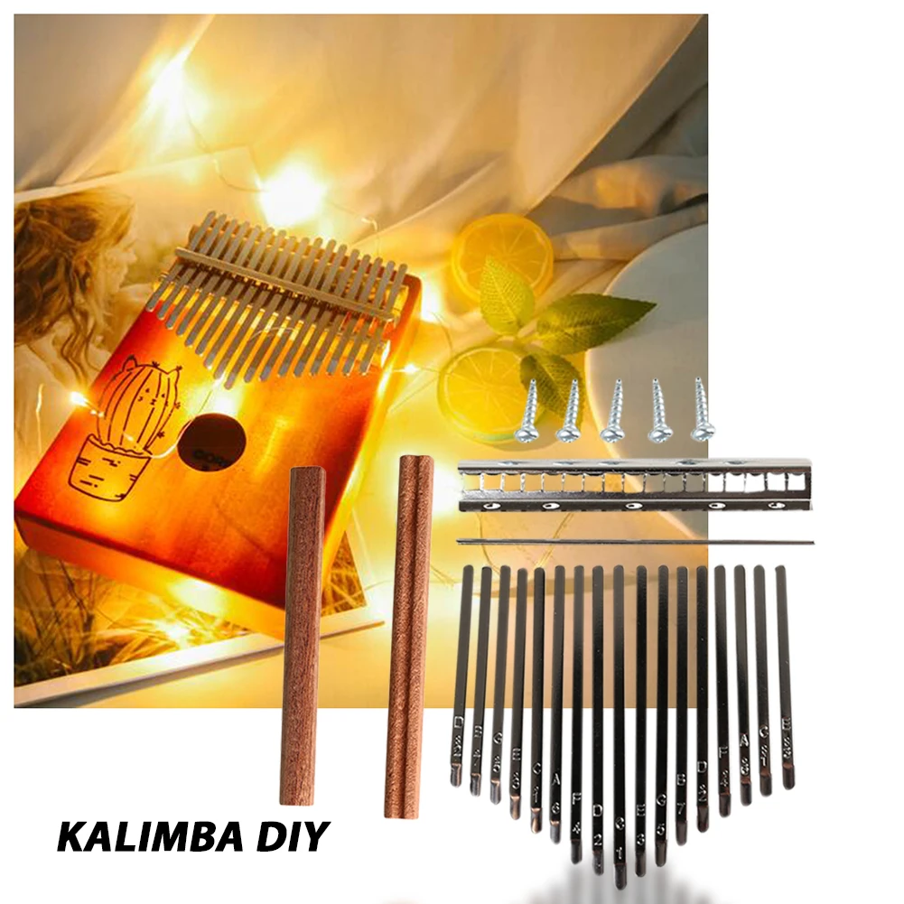 DIY 17 Tone Kalimba Keys Tines - đánh giá và giá A Musical Instrument With Keys