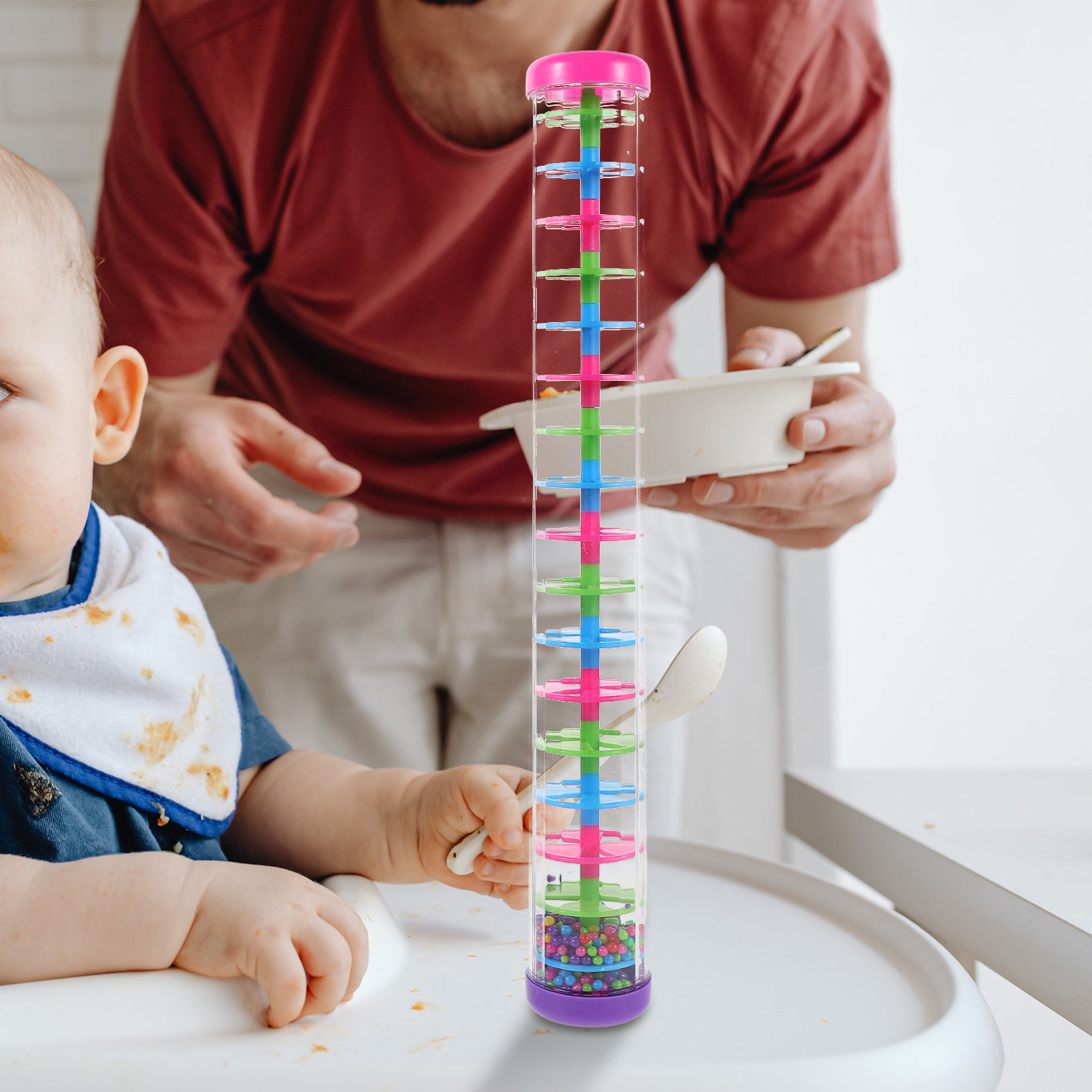 2Pcs Rain Stick Spiral Musical - đánh giá và giá Rain Stick Percussion