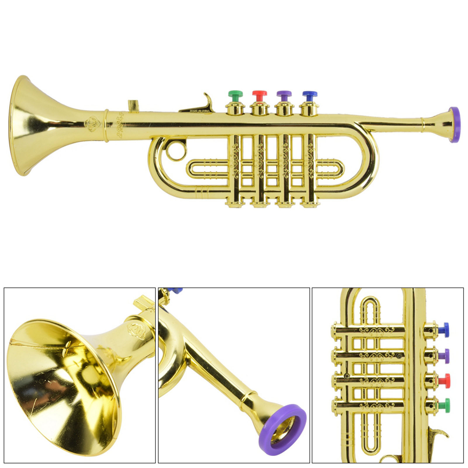 Kid Trumpet Golden Coated Plas - đánh giá và giá Musical Instrument Trombone