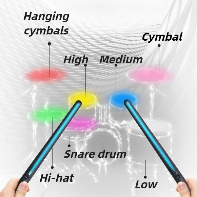 Air Electronic Drum Set Beginn - đánh giá và giá Musical Instrument Virtual